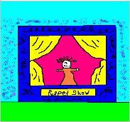 play therapy puppet theater activity technique example 1