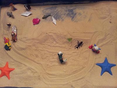 Sand Tray: Kinetic Drawing for Sandtray Therapy Class- J.